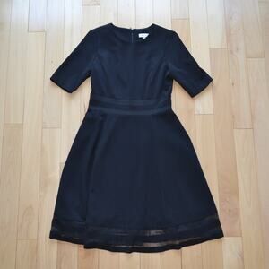 Calvin Klein Short Sleeve Midi Dress Fit and Flare Size 6